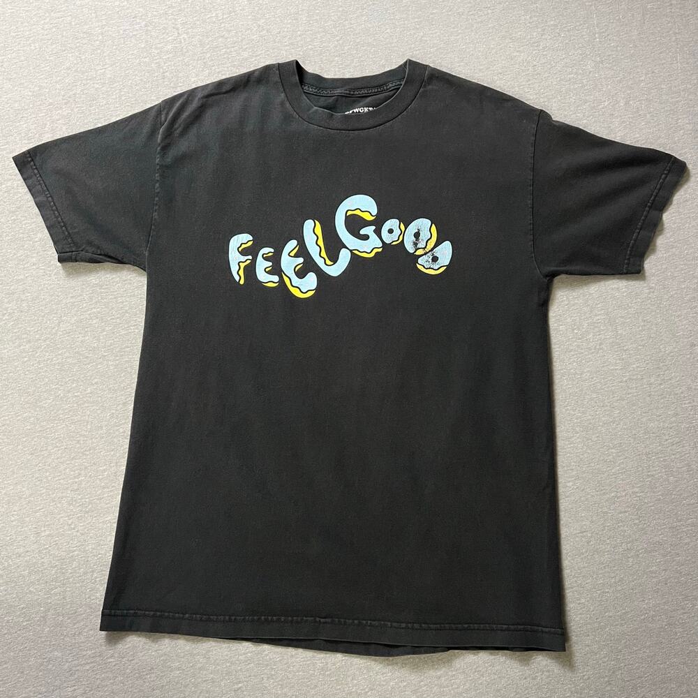OFWGKTA Tyler the Creator Odd Future Feel Good Tee L Faded Black Y2K Streetwear